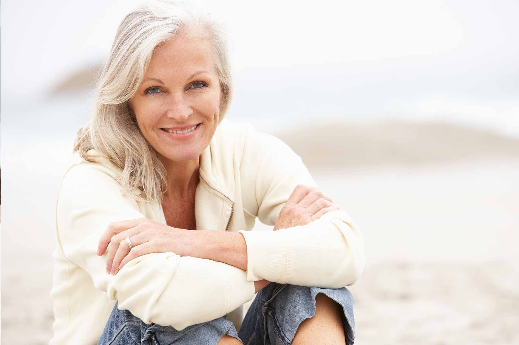 A facelift procedure requires Dr. Melissa Marks to remove extra facial skin around the jaw.