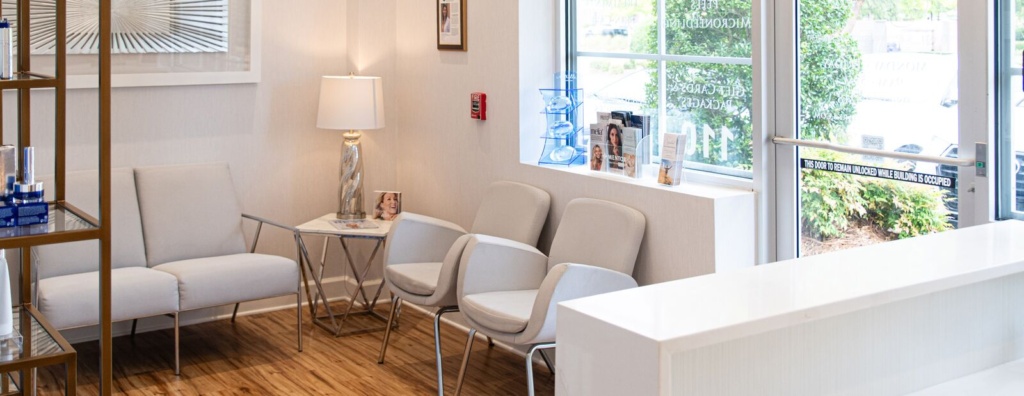 Signature Plastic Surgery and MedSpa waiting room in Steele Creek, Charlotte